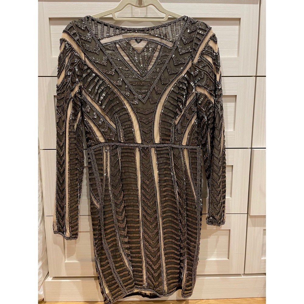 Parker sequence long sleeve dress